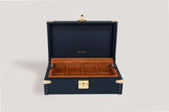 Petra Watch Case - Togo Dark Blue